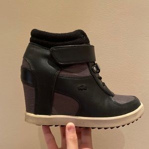 Lacoste women sneaker wedges